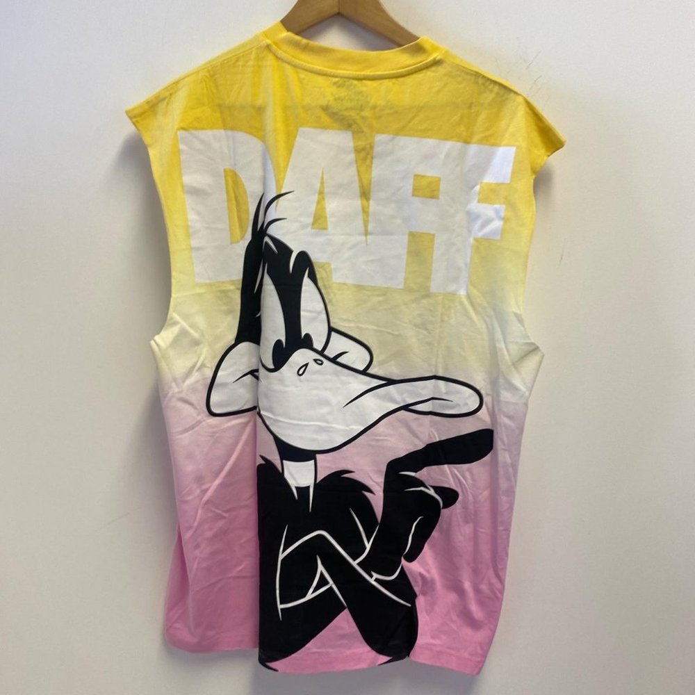 Men's Yellow and Pink Vest